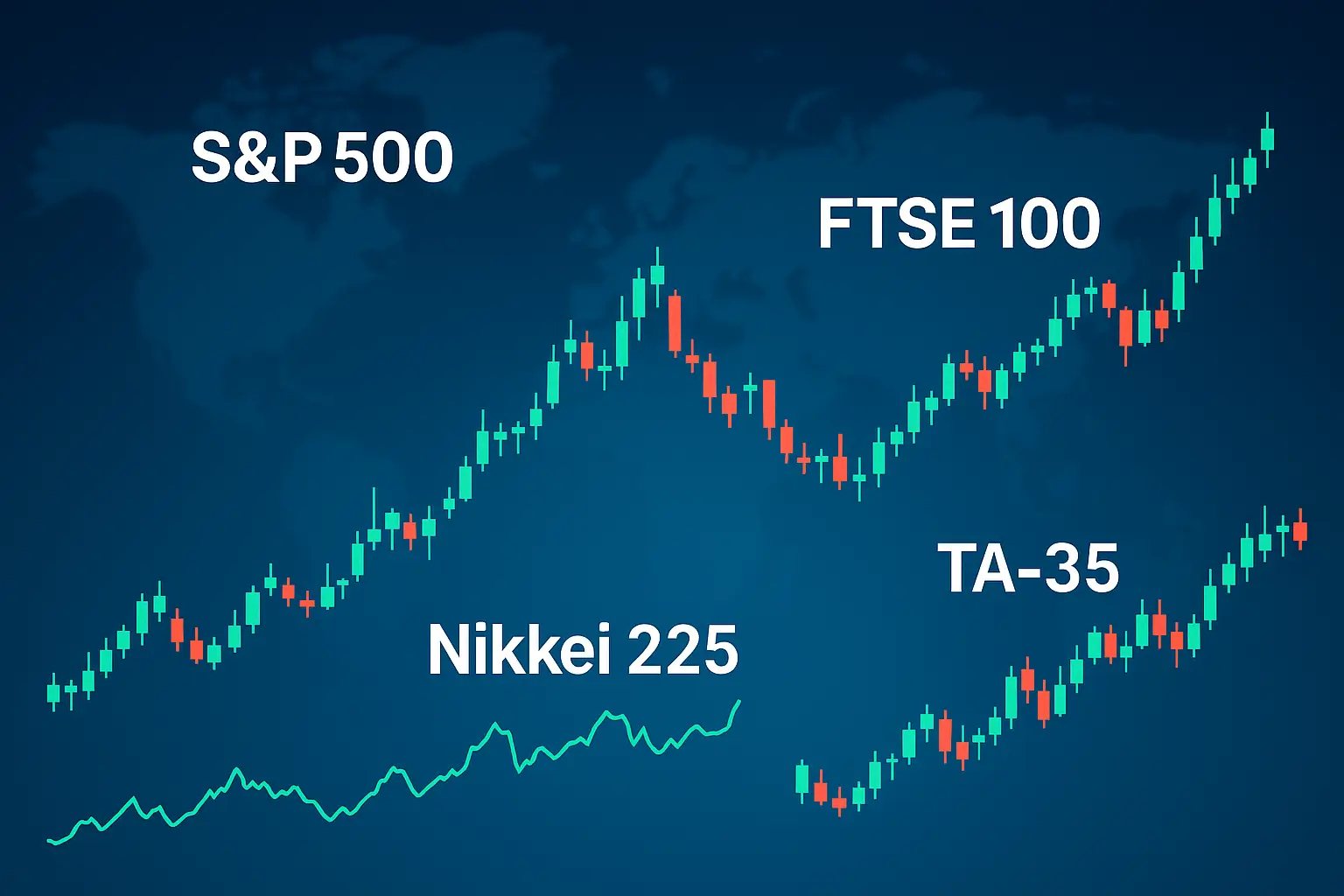 מדדי מניות כלכלה עולמית תחזיות